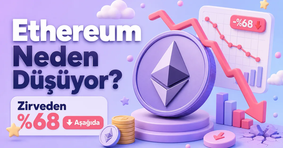 Ethereum Neden Düşüyor? Zirveden %68 Aşağıda